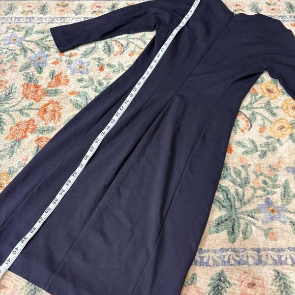 Piazza Sempione Jersey Dress US Size 4 Blue Navy - Picture 6 of 6